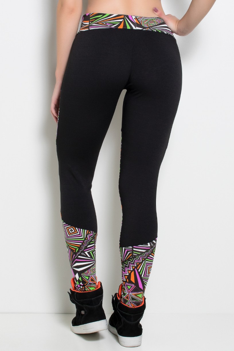 Calça Analu com Detalhe Estampado | Ref: F605