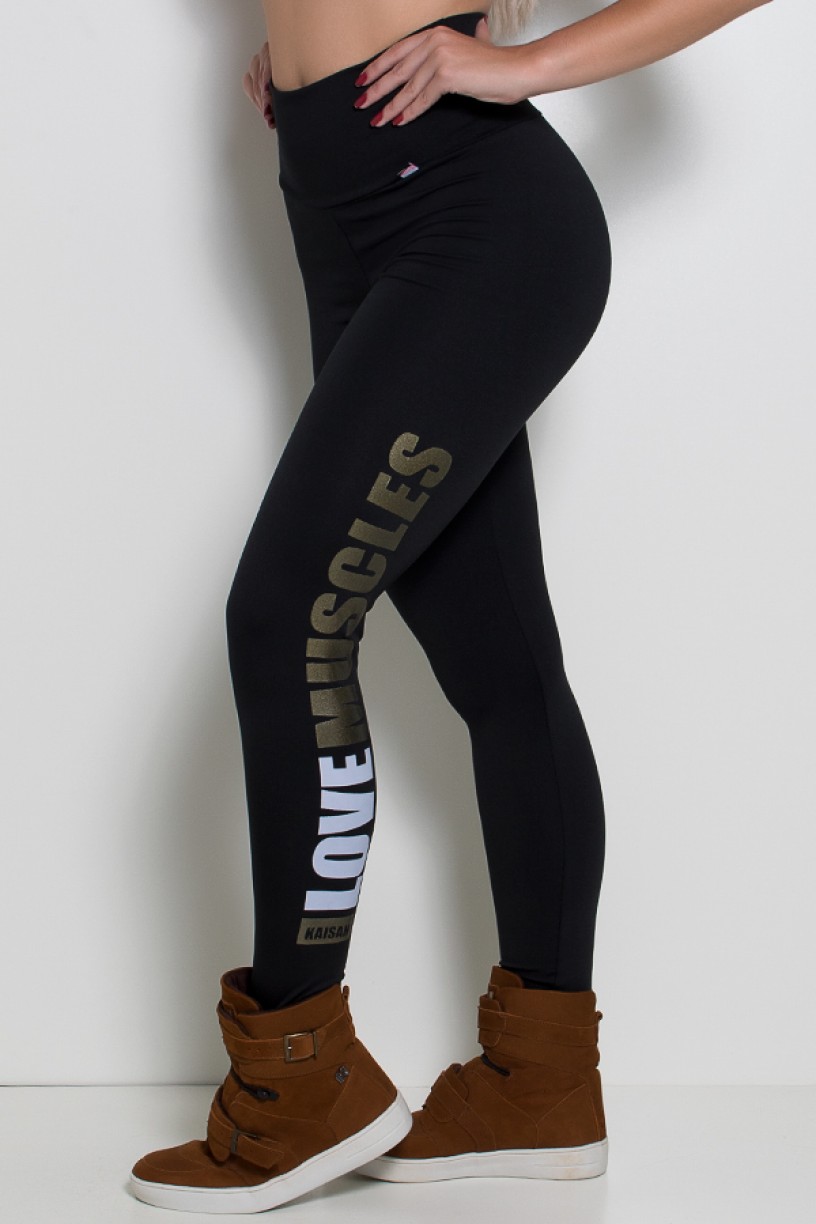 Calça Legging (Love Muscles) | Ref: KS-F618-002