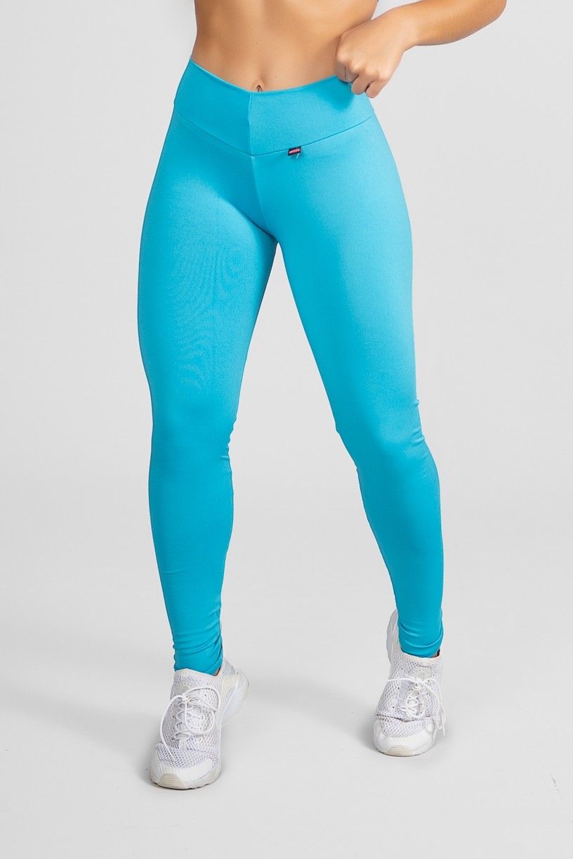 Calça Amanda com Cós em V (Azul Celeste) | Ref:F712-002