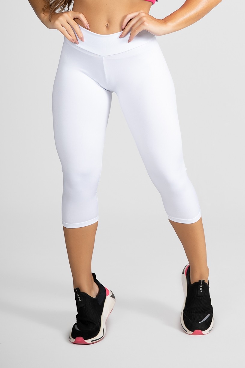 Calça Corsário (Branco) | Ref:F73-017