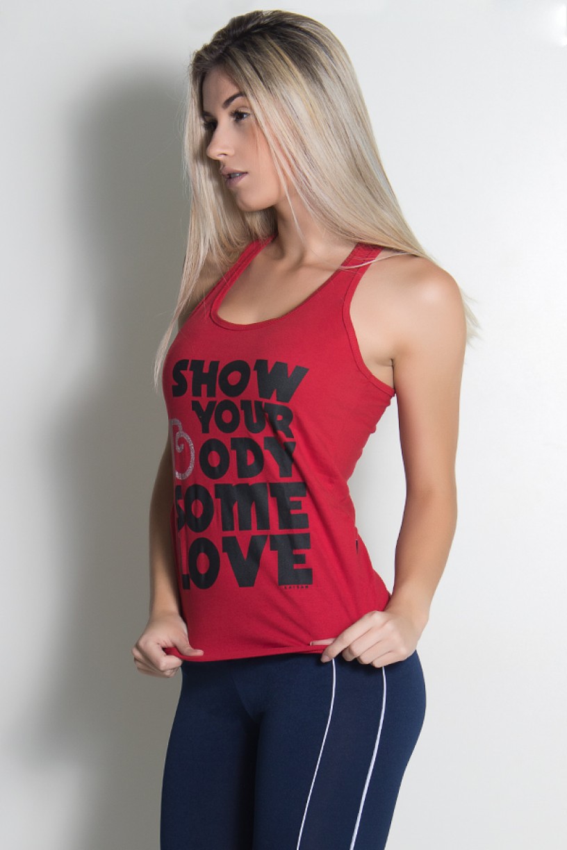 Camiseta de Malha Nadador (Show Your Body Some Love) | Ref: KS-F904