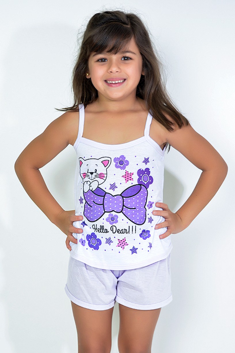 Babydoll Infantil 035 (Lilás) | Ref: CEZ-PA035-002