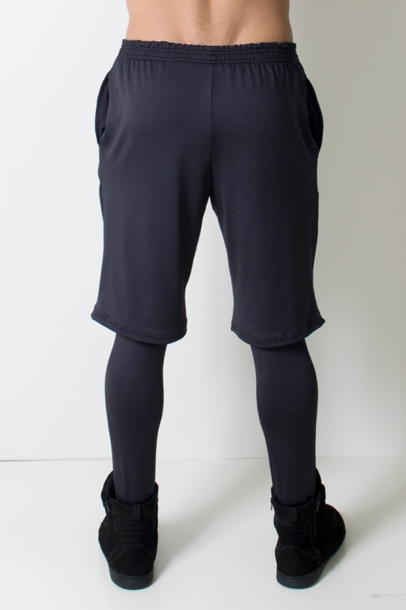 Calça Legging Masculina com Cós de Elástico (Preto) | Ref: KS-H10-001