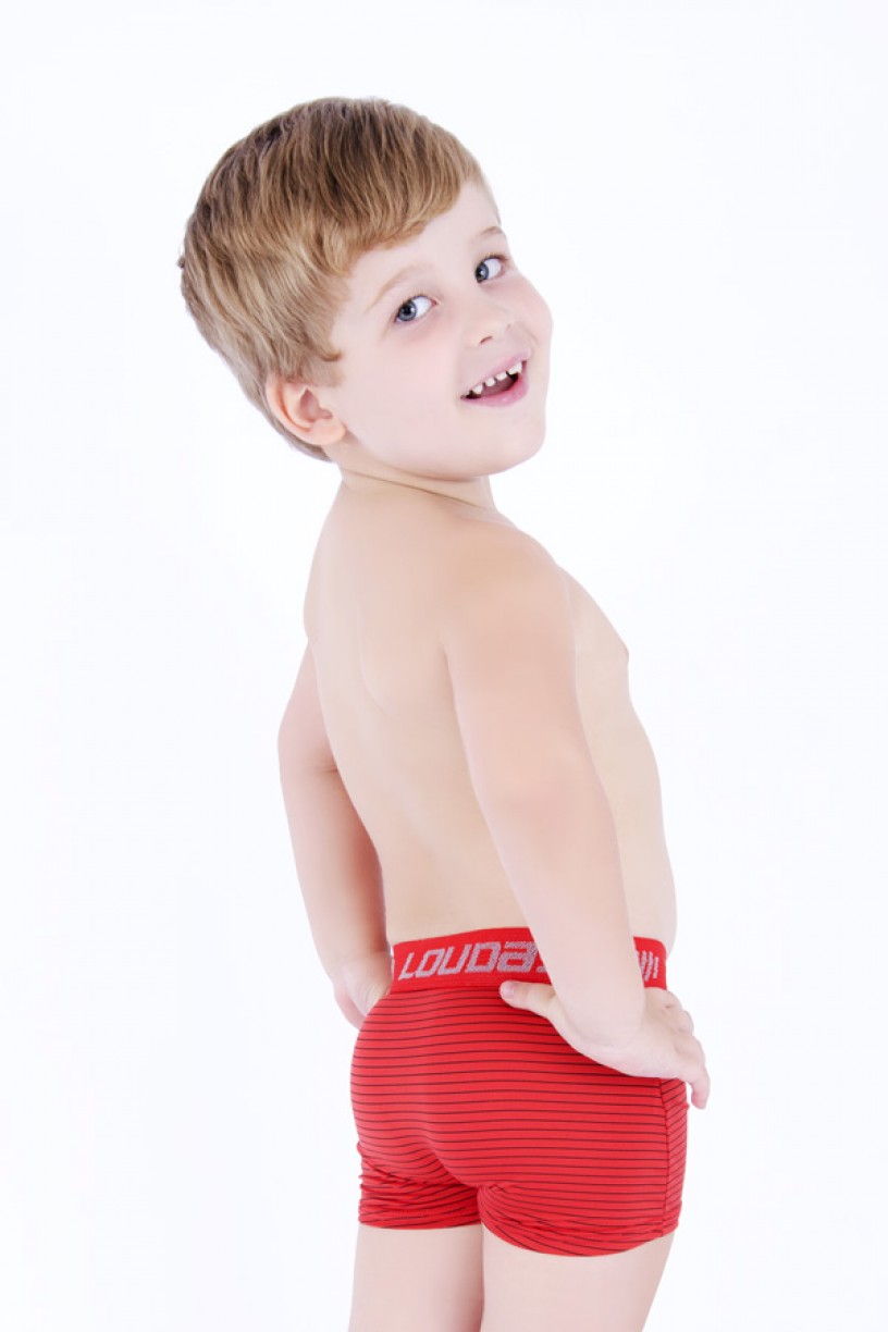 Cueca Boxer Infantil Risca Giz