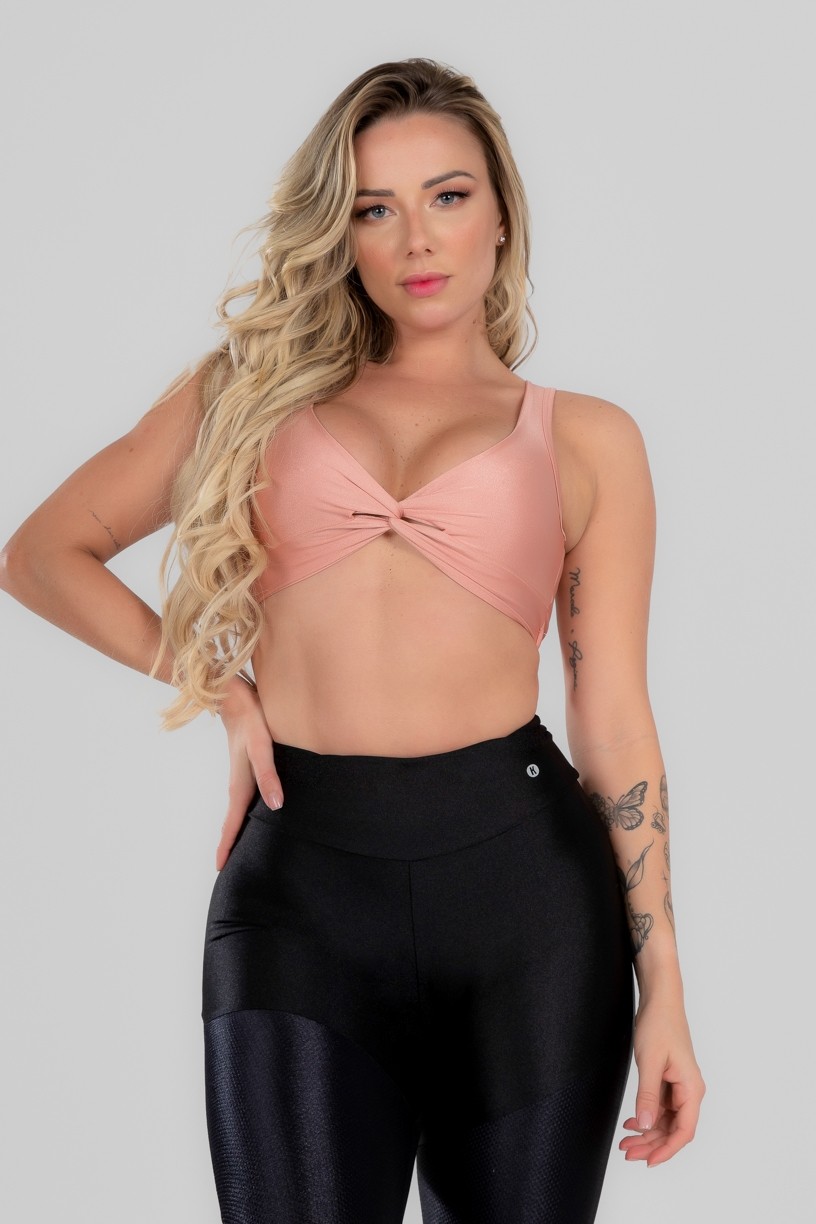 Top com Nó nas Costas (Rosa Claro) | Ref: K2964-B