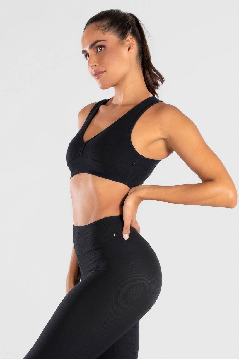 Top Três Travetes (Preto) | Ref: K3070-A 