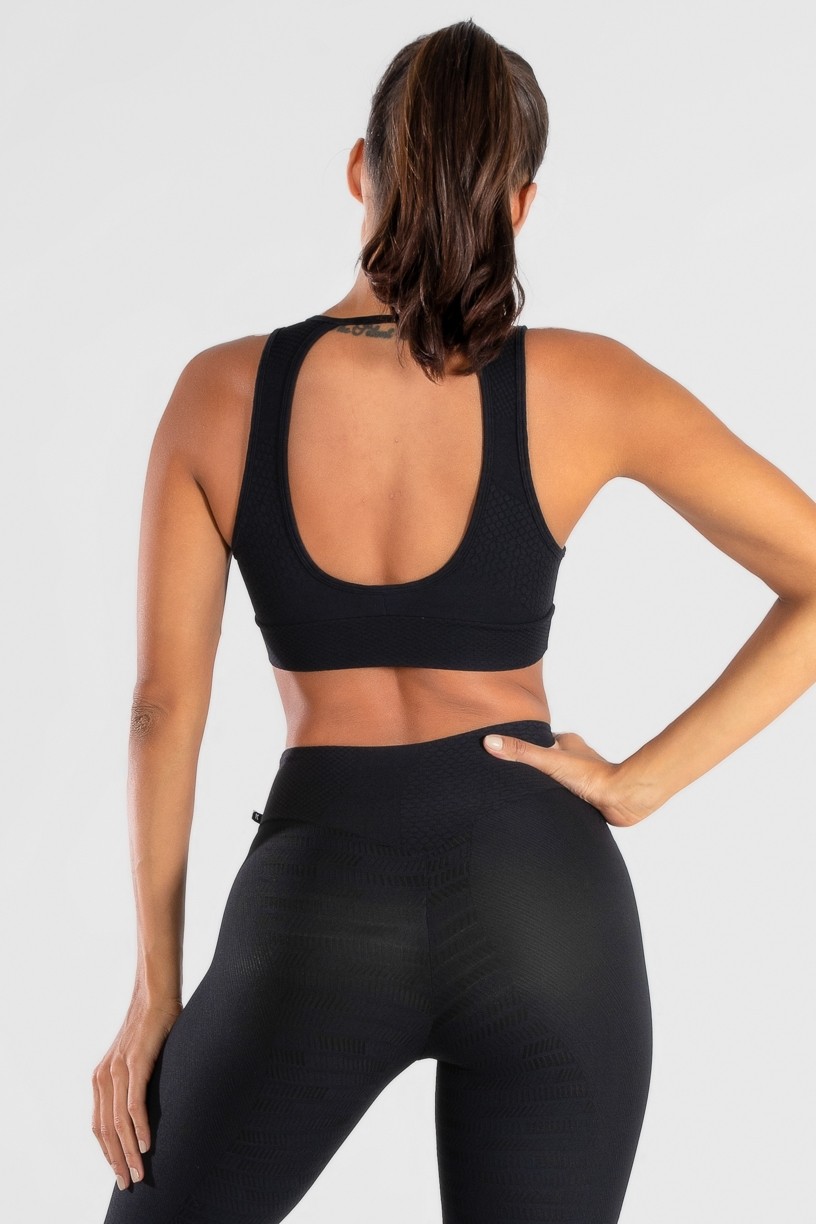Top Três Travetes (Preto) | Ref: K3070-A 