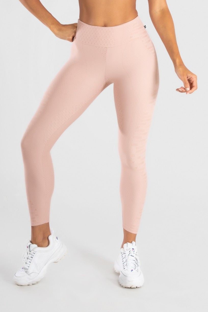 Calça Legging Levanta Bumbum Cós com Bico (Rosa) | Ref: K3071-D