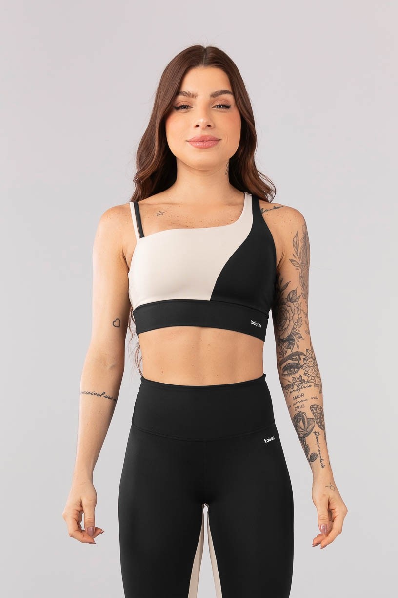 K4088-B_Top_Assimetrico_Bicolor_Preto__Bege__Ref_K4088-B