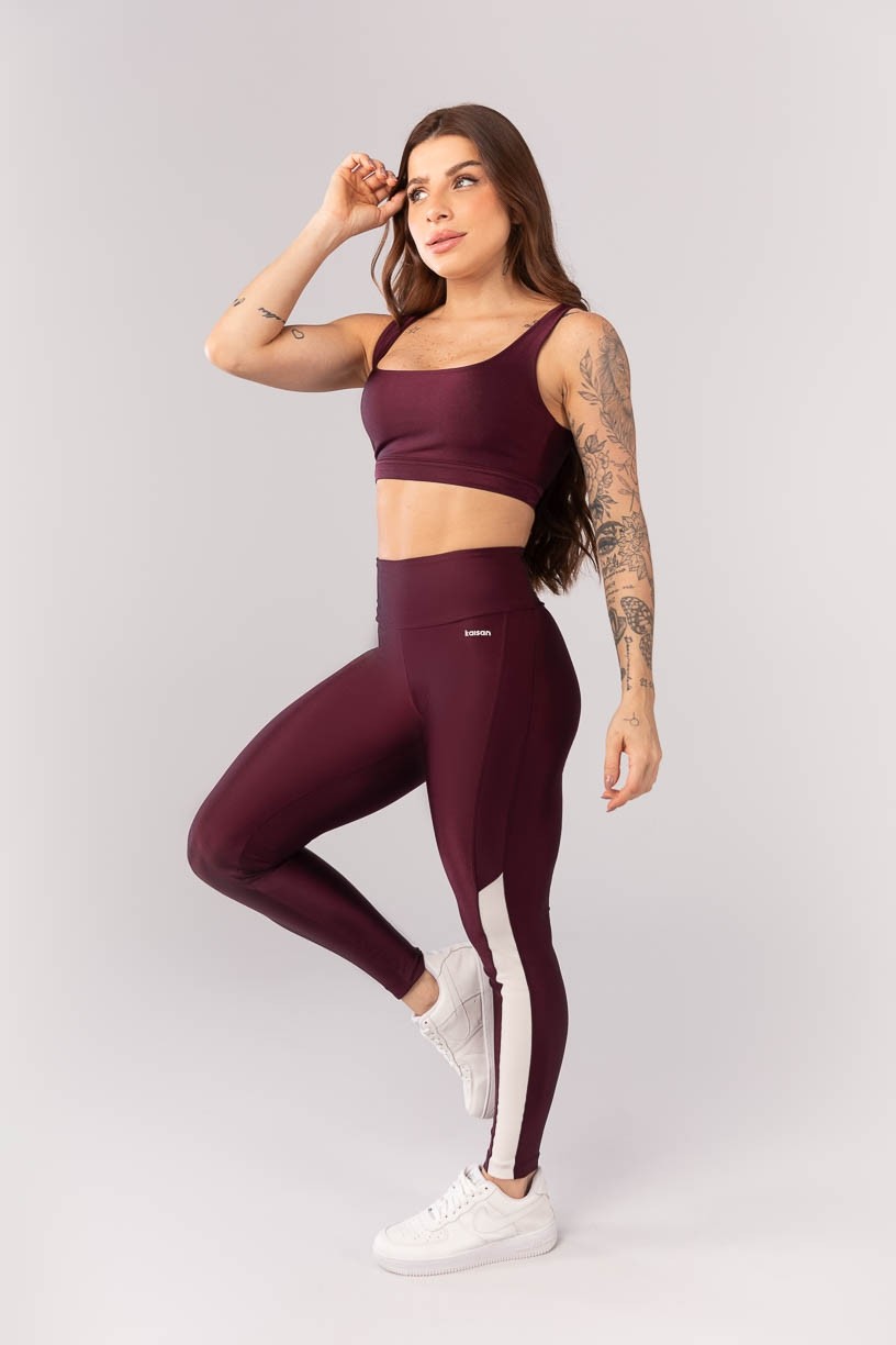 K4092-A_Calca_Legging_com_Faixa_Lateral_Vinho__Off_White__Ref_K4092-A