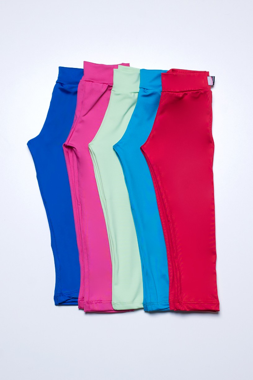 Kit com 5 (cinco) Leggings Infantis Cores Variadas (M) | Ref: KS-KI07-002