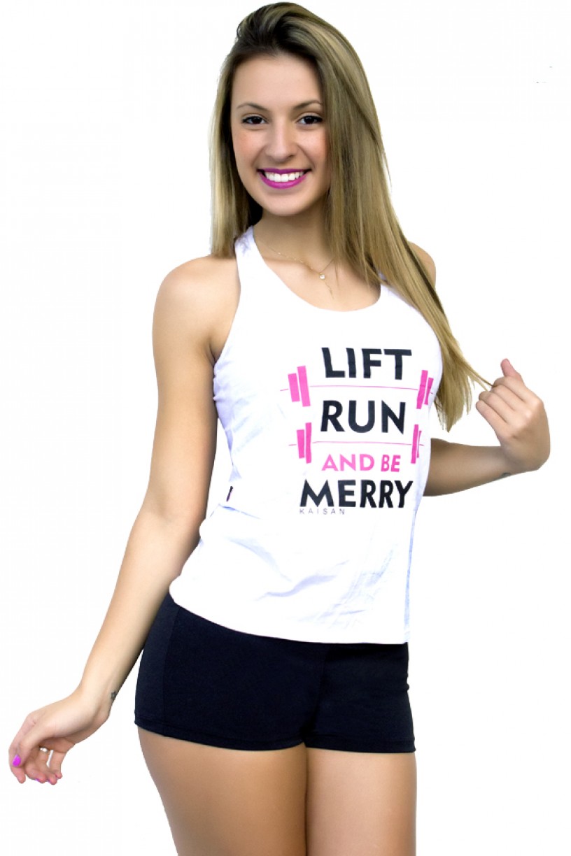 Camiseta de Malha Nadador (Lift run and be merry) | Ref: KS-F316