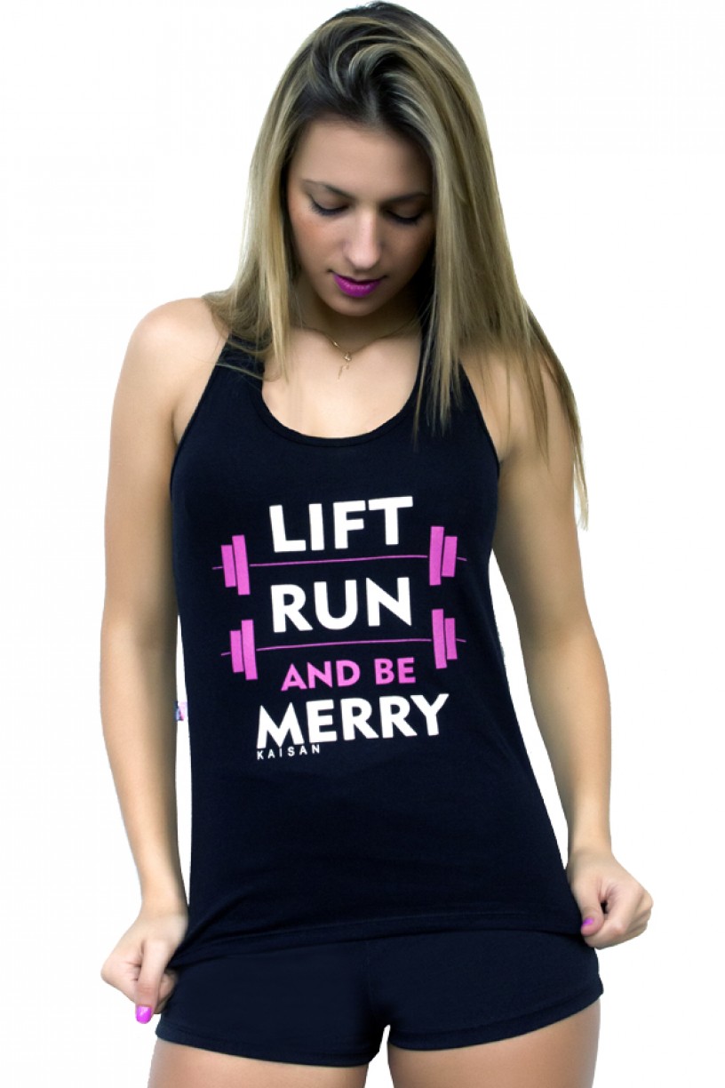 Camiseta de Malha Nadador (Lift run and be merry) | Ref: KS-F316