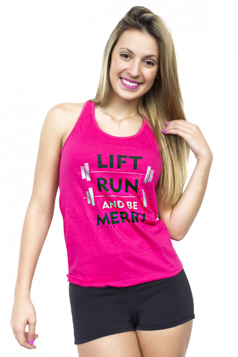 Camiseta de Malha Nadador (Lift run and be merry) | Ref: KS-F316