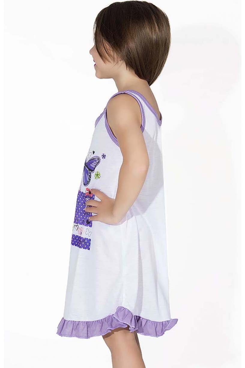 Camisola Infantil 060 (Lilas com borboletas)