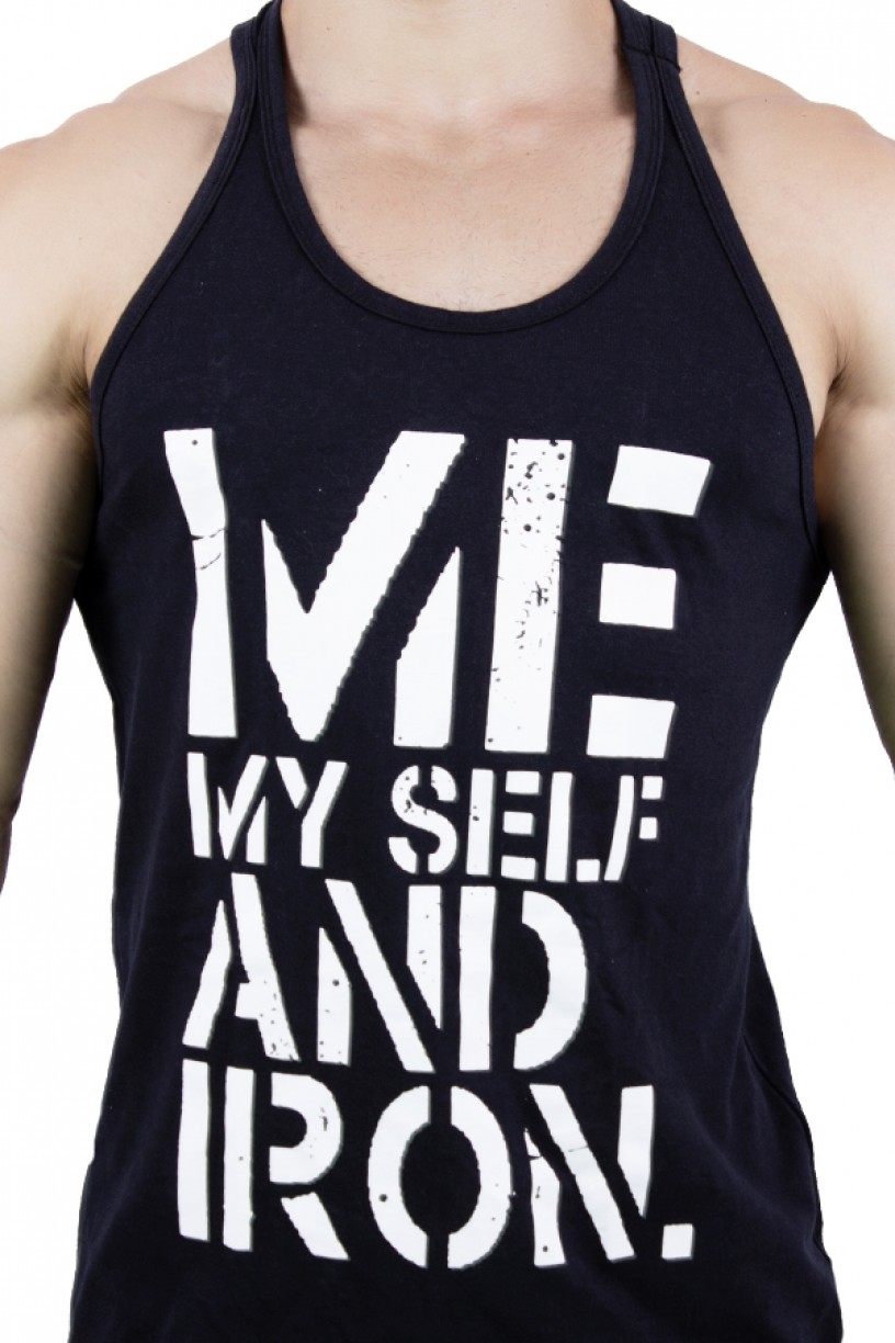 Camiseta Regata (Me My Self And Iron) | Ref: KS-F523