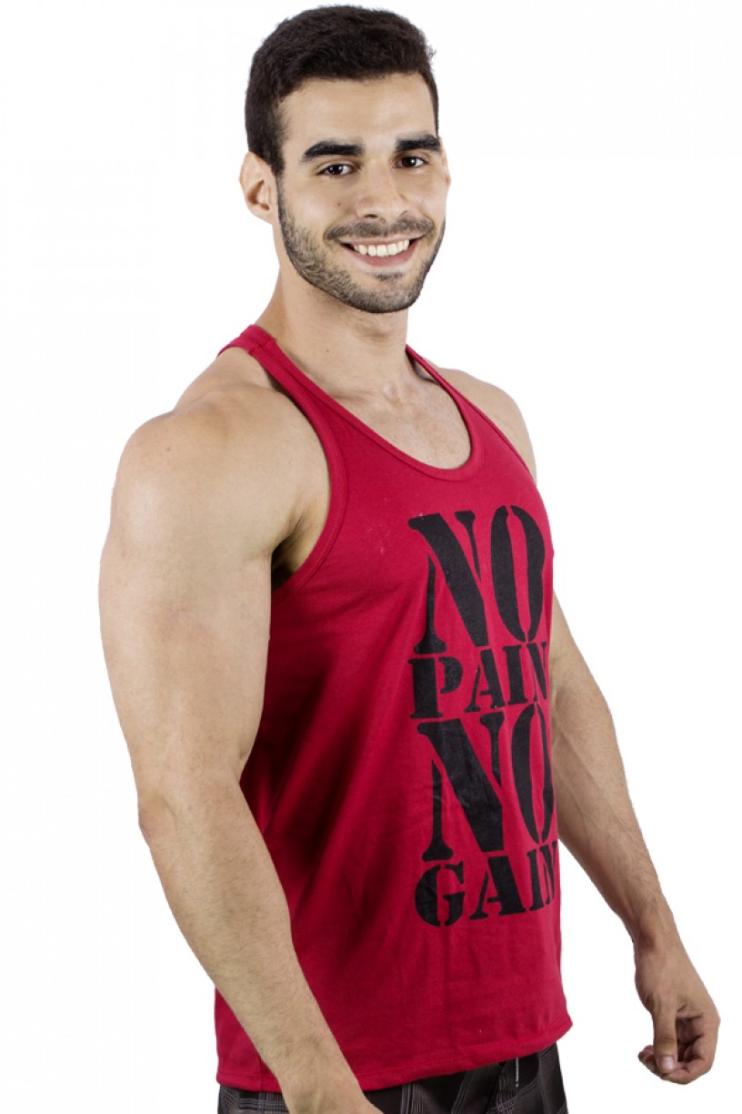 Camiseta Regata (No Pain No Gain) | Ref: F524