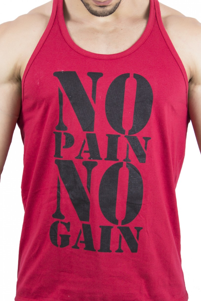 Camiseta Regata (No Pain No Gain) | Ref: F524