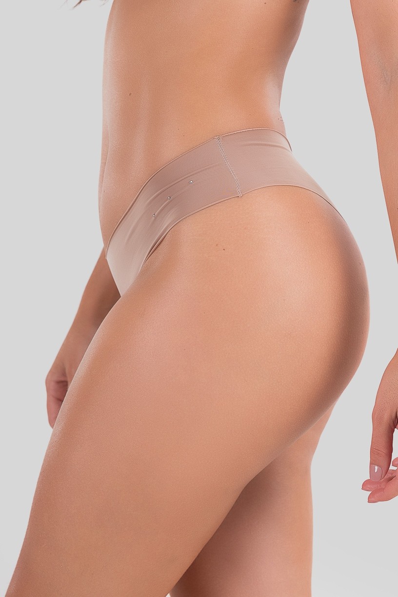 Tanga Sem Costura (Bege) | Ref: P03-2-H