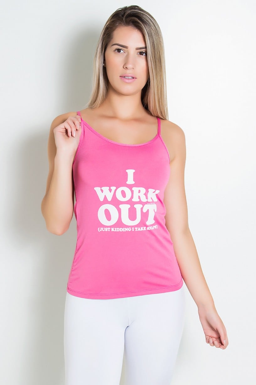 Camiseta Dry Fit July ( I work Out ) | KS-F373