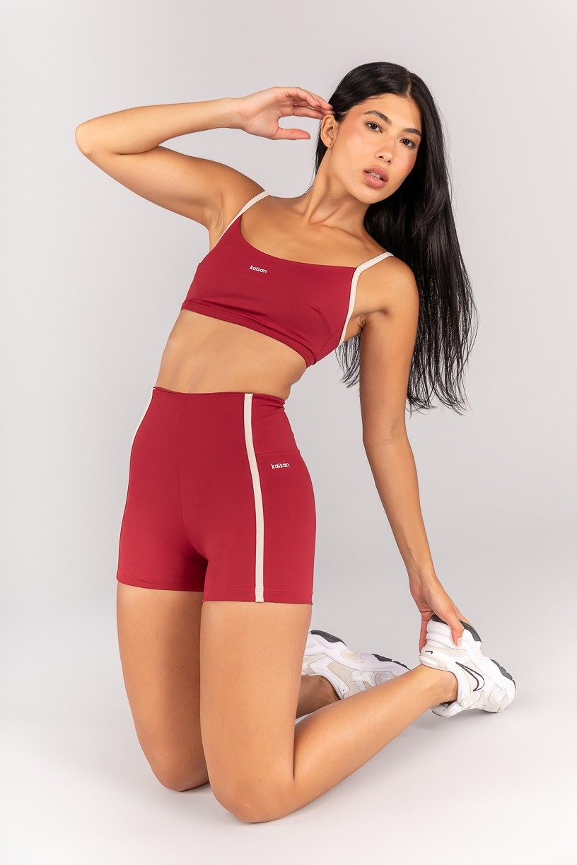 K4356-F_Short_com_Chapados_Vinho__Off-White__Ref:_K4356-F