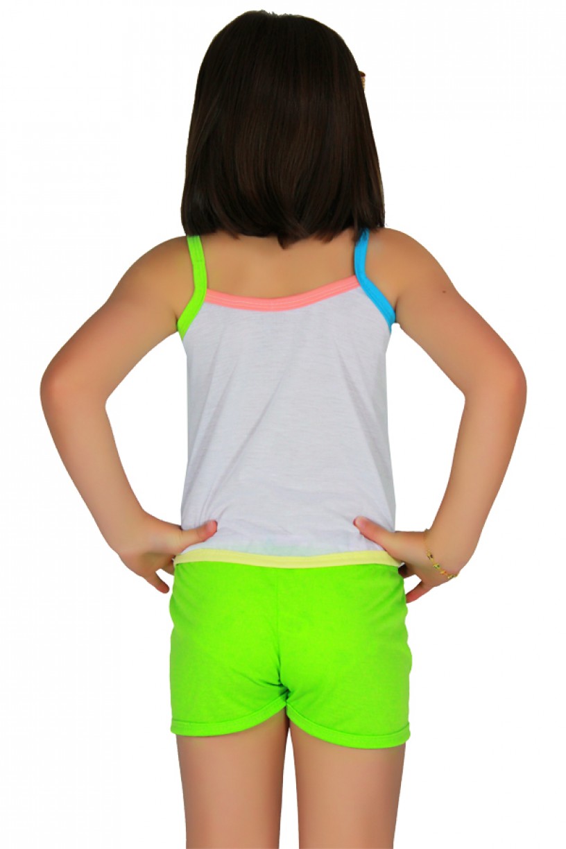 Babydoll Infantil com alcinha colorida 233
