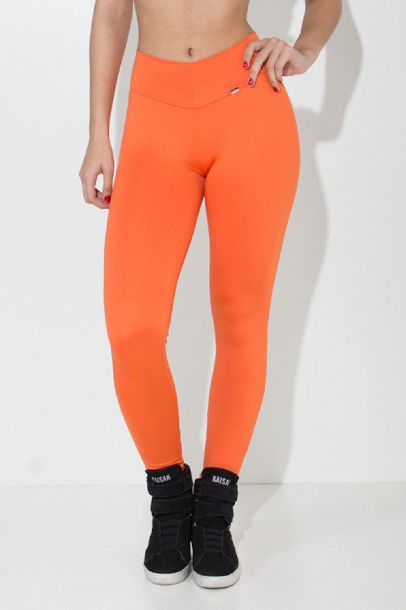 Calça Amanda com Cós em V (Laranja) | Ref: KS-F712-003