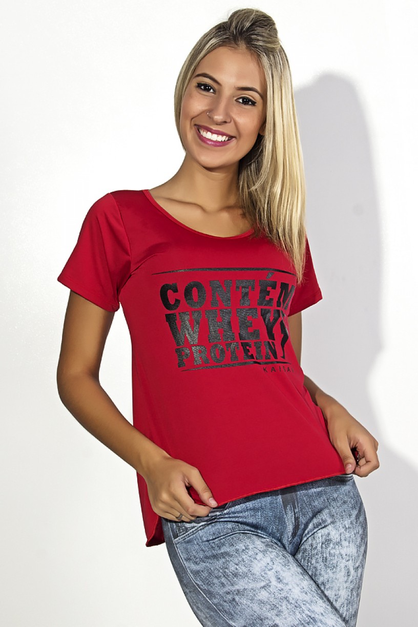 Camisa Paloma Microlight (Contém Whey Protein) | Ref: KS-F429