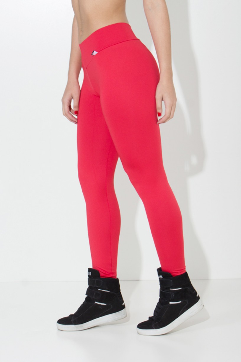 Calça Amanda com Cós em V (Vermelho) | Ref: KS-F712-007