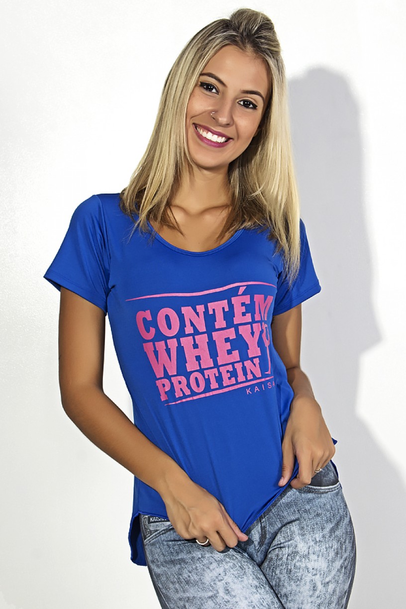 Camisa Paloma Microlight (Contém Whey Protein) | Ref: KS-F429