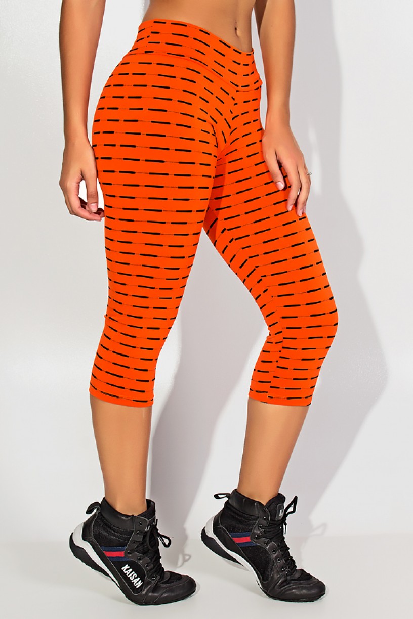 Calça Corsário Mini Mesh (Laranja) 