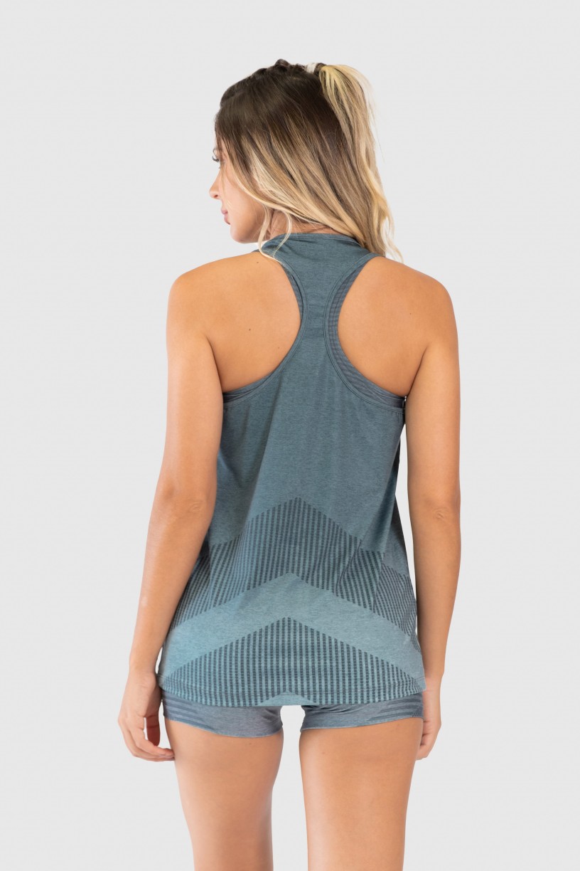 Regata Fitness Estampa Digital Gray Chevron | Ref: GO244