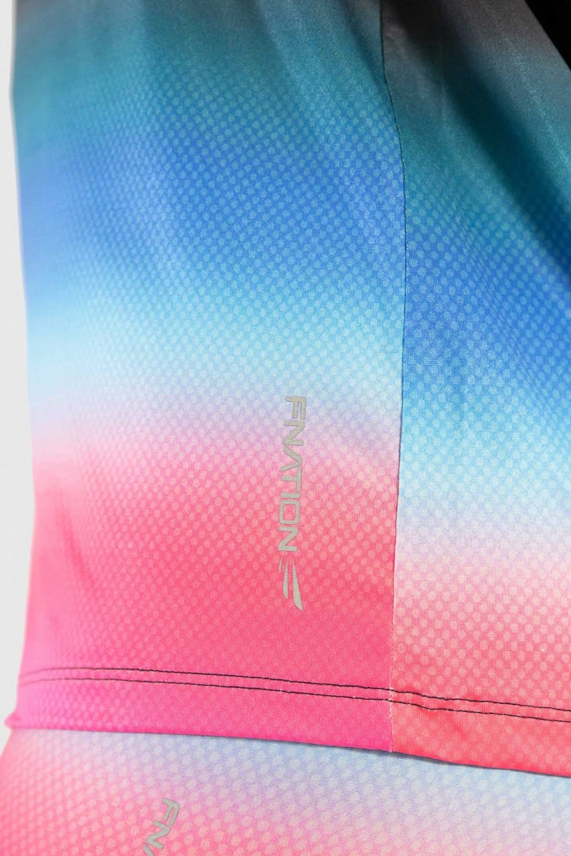 Regata Fitness Estampa Digital Pink Blue Gradient | Ref: GO203