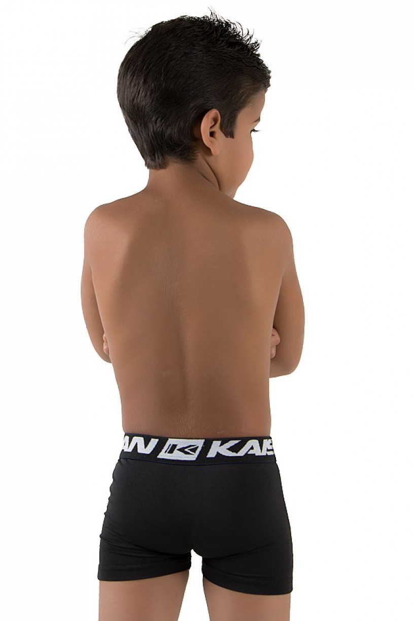 Kit com 3 Cuecas Boxer Silkada Infantil (498) | Ref: CEZ-CF498-001