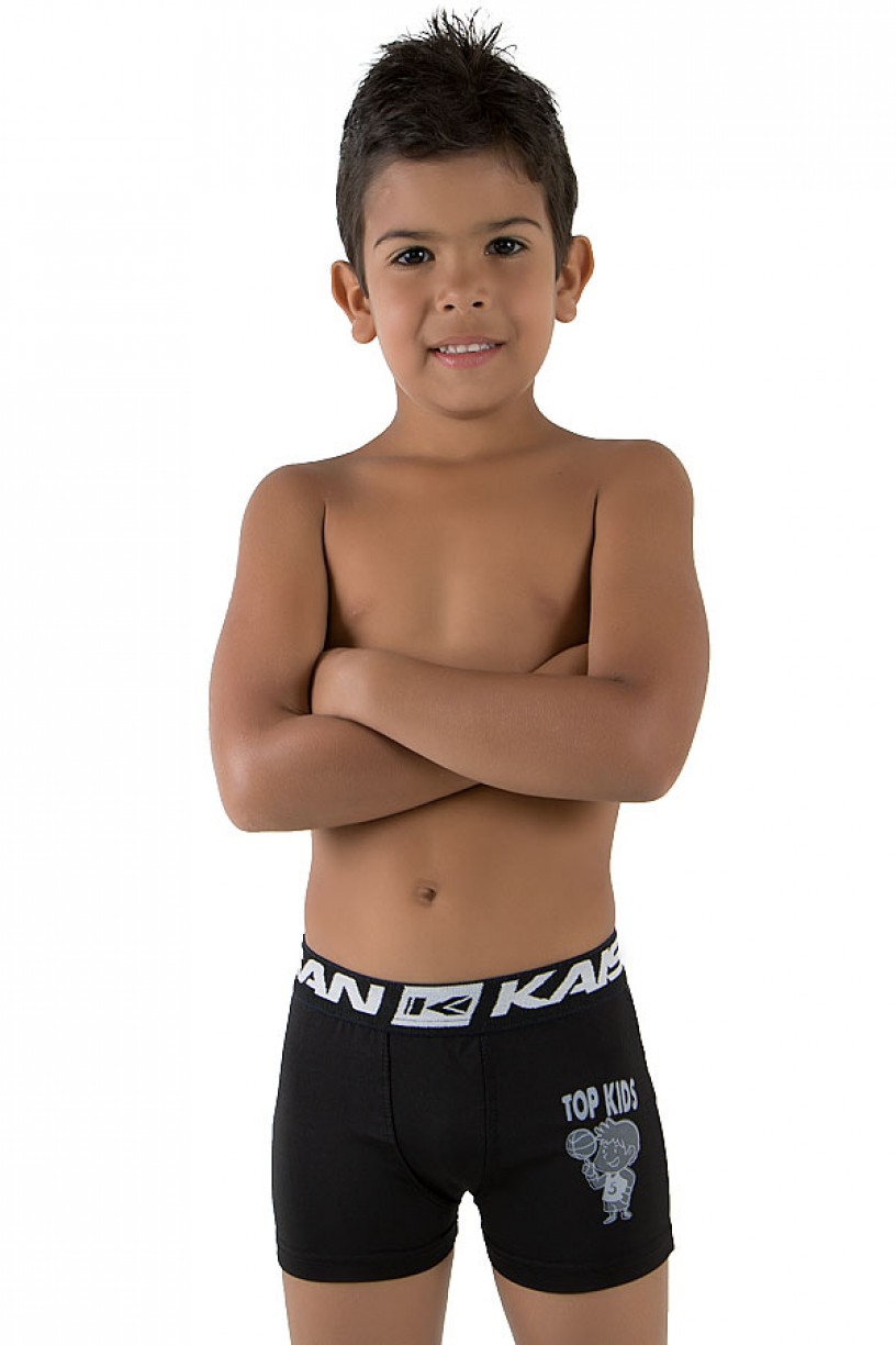 Kit com 3 Cuecas Boxer Silkada Infantil (498) | Ref: CEZ-CF498-001