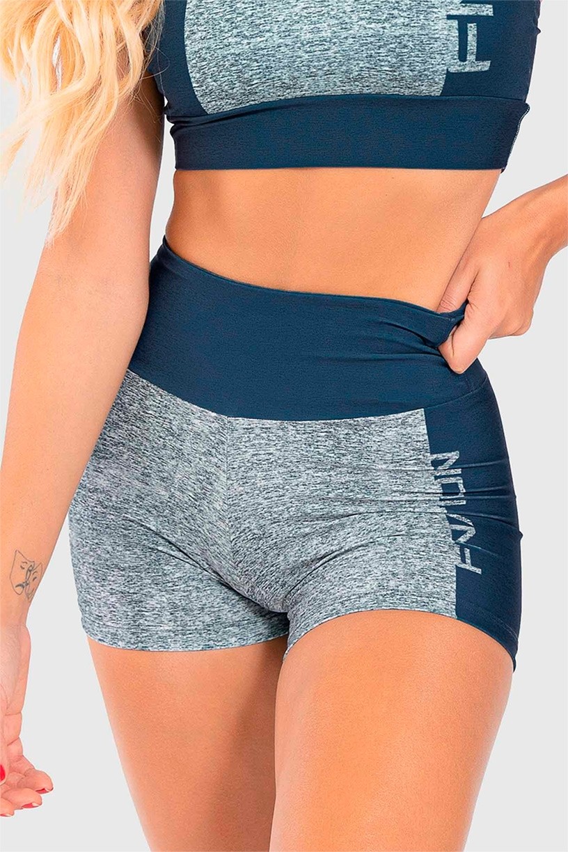 Short Fitness Estampa Digital Double Merge | Ref: GO198