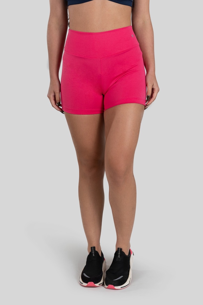 Short Básico de Poliéster (Rosa Pink) | Ref: K3177-C