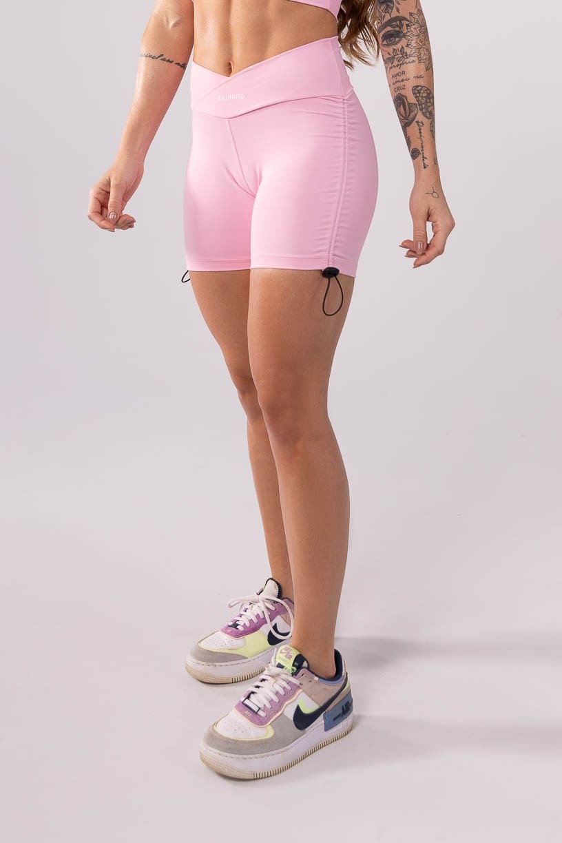 K3544-B_Short_com_Franzido_Lateral_Rosa__Ref:_K3544-B