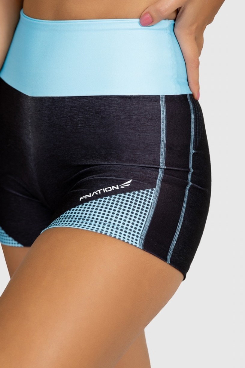 Short Fitness Estampa Digital Blue Points | Ref: GO278