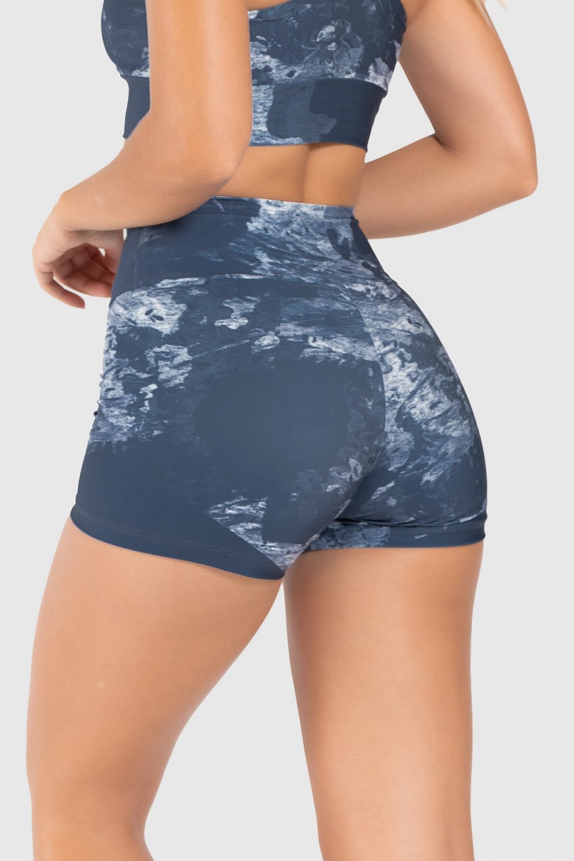 Short Fitness Estampa Digital Blue Splash | Ref: GO246