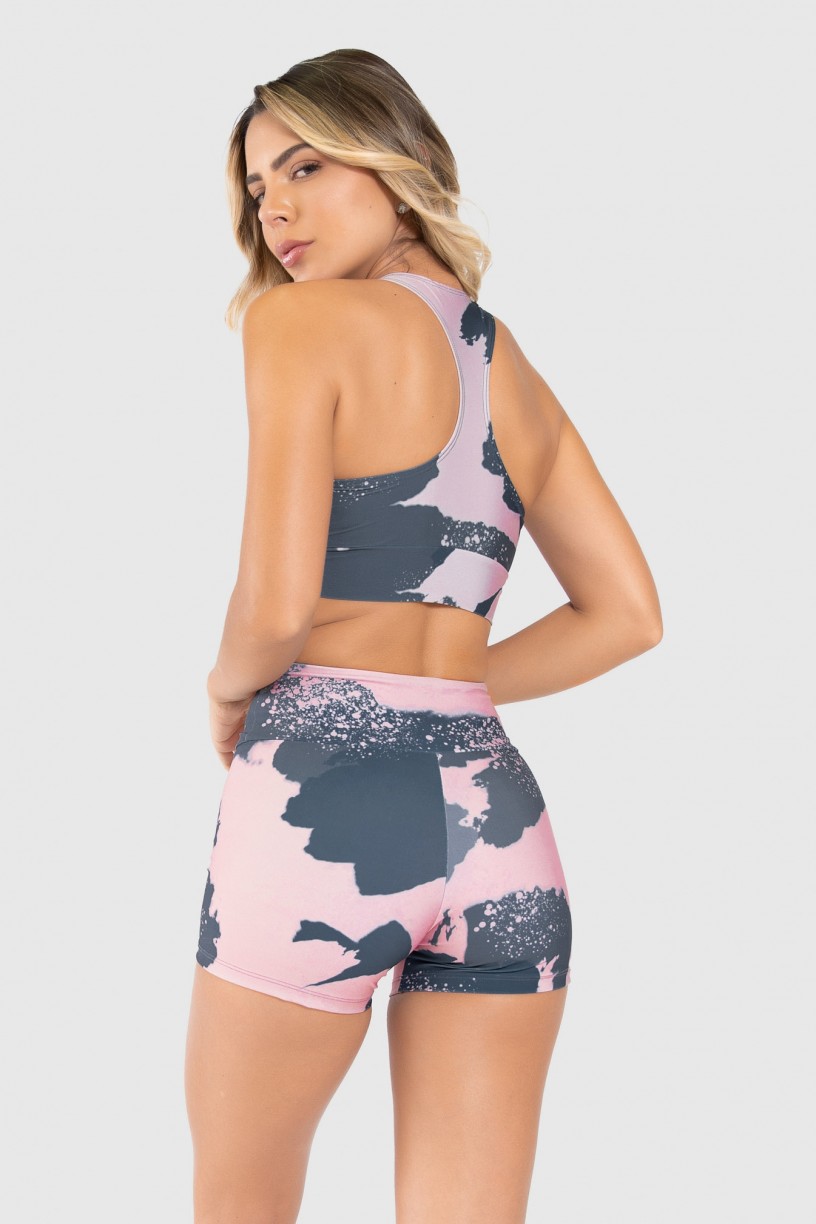 Short Fitness Estampa Digital Brush Colors | Ref: GO222