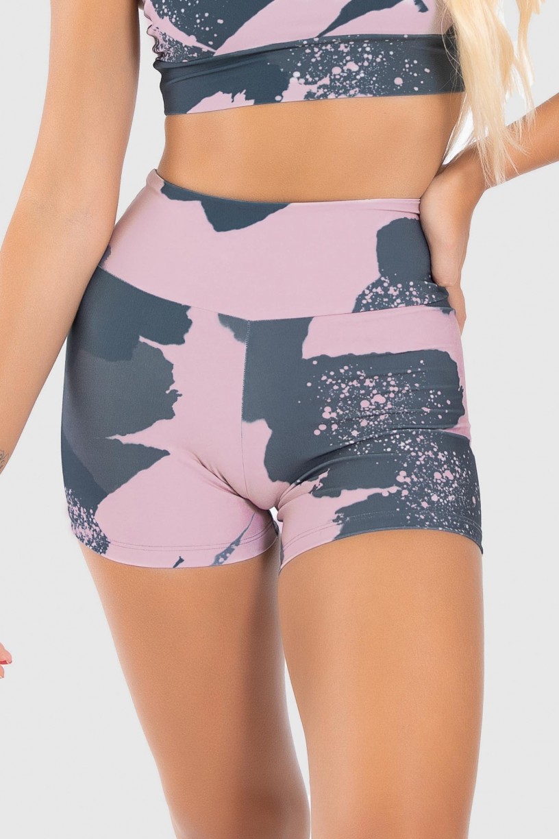 Short Fitness Estampa Digital Brush Colors | Ref: GO222