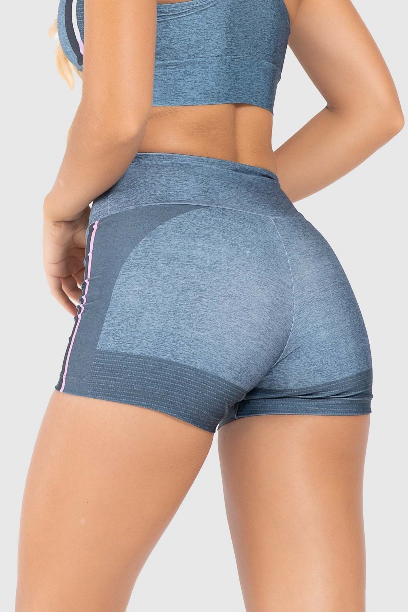 Short Fitness Estampa Digital Crossing Colors | Ref: GO224