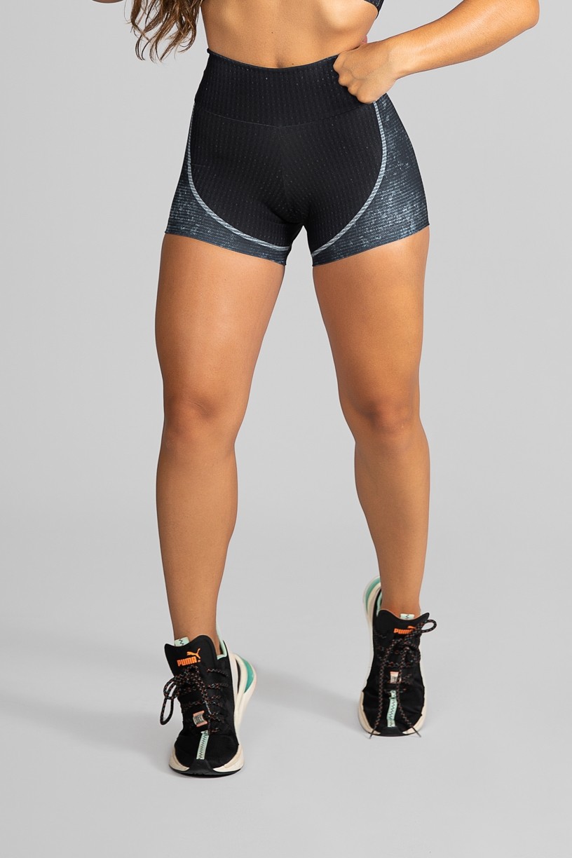 Short Fitness Estampa Digital Tricot Pattern | Ref: GO258