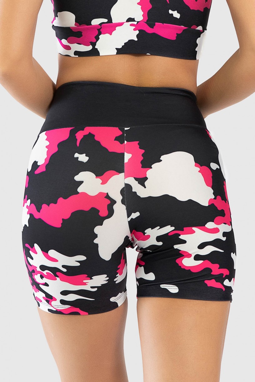 Short Fitness Meia Perna Estampa Digital Casual Military | Ref: GO228