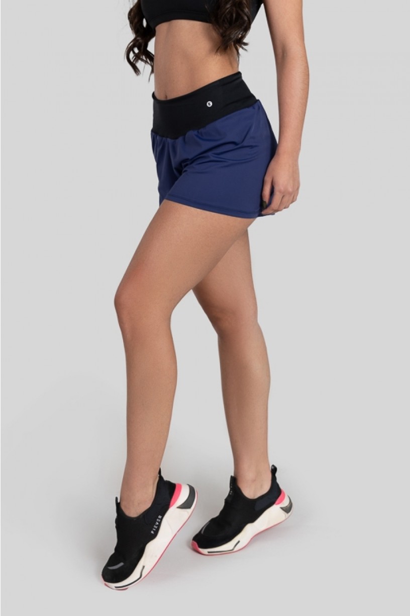 Short Soltinho (Azul Marinho / Preto) | Ref: K3193-D