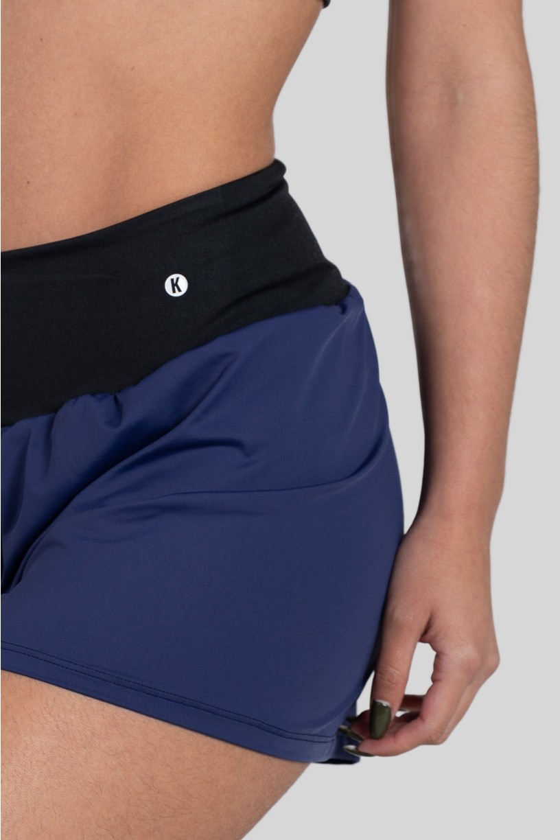 Short Soltinho (Azul Marinho / Preto) | Ref: K3193-D