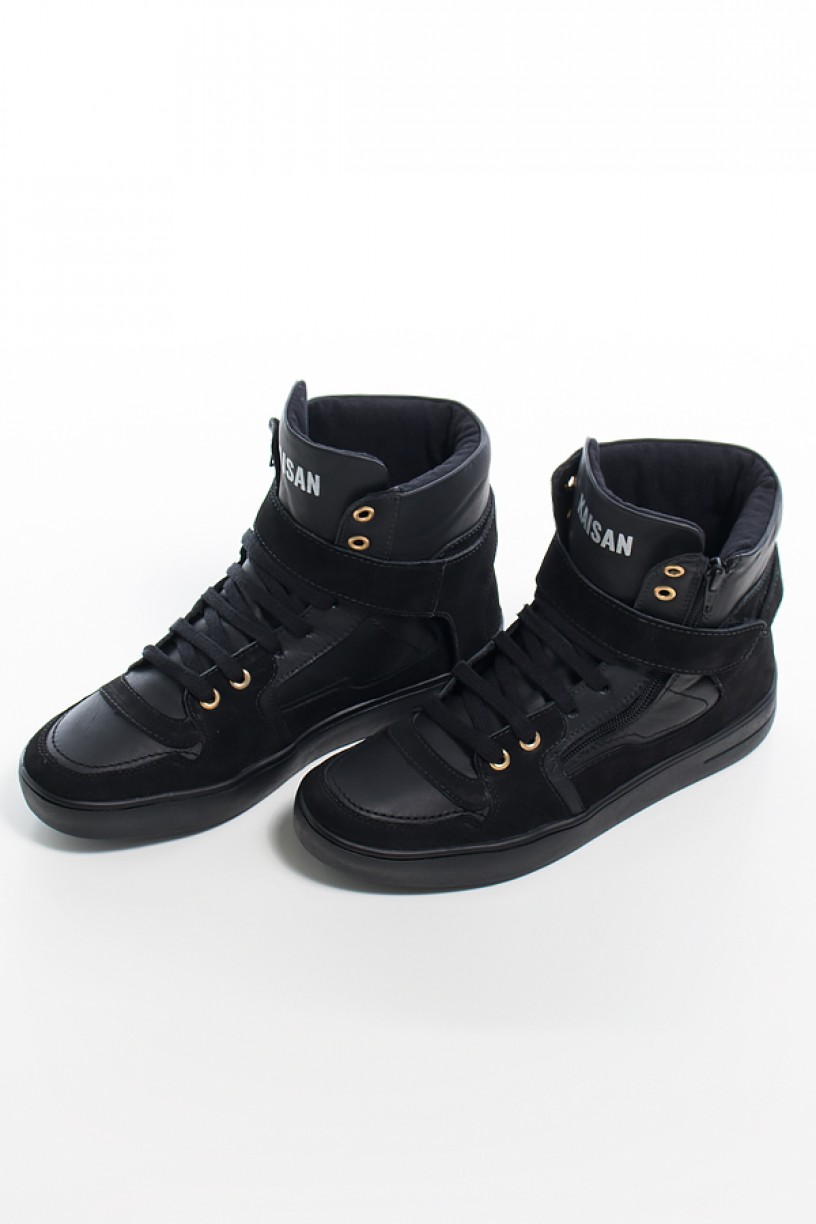 Sneaker Unissex Preto com Sola Preta | Ref: KS-T36-002 