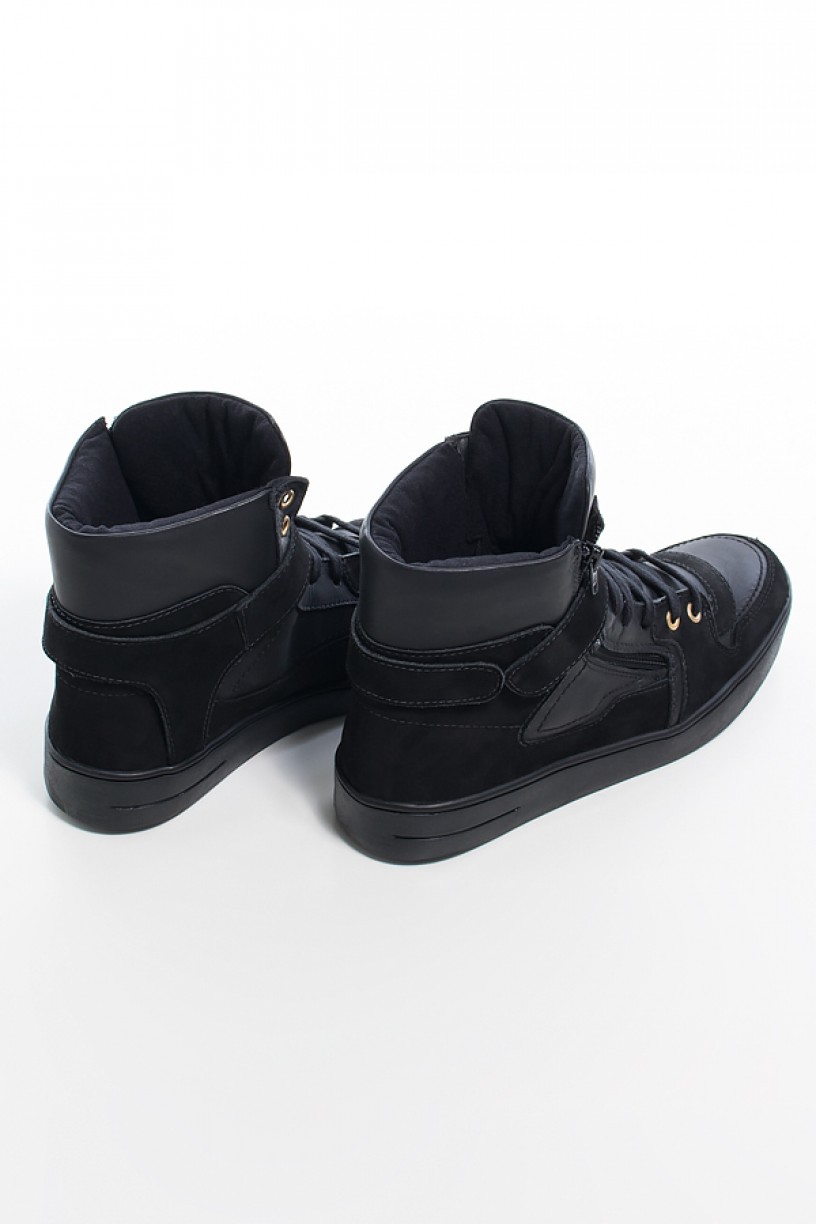 Sneaker Unissex Preto com Sola Preta | Ref: KS-T36-002 