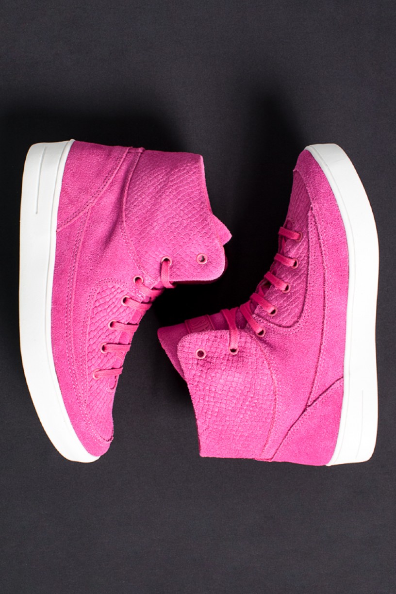 Sneaker Camurça Pink com Sola Branca | Ref: KS-T51-002 